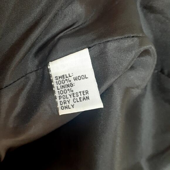 Ladies Talbots 2-Piece Wool Pant Suit Plaid Green & Black Size 4 Tailored Look - Picture 7 of 15